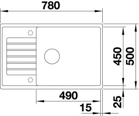 Blanco Zia XL 6 S Compact черный  526019