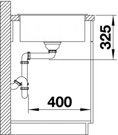 Blanco Zia XL 6 S Compact черный  526019